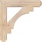 Ekena Millwork Merced Craftsman Smooth Bracket, Douglas Fir, 3 1/2"W x 22"D x 22"H BKT04X22X22MRC04SDF - alternate 4